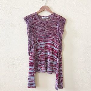 Philosophy di Lorenzo Serafini Open Knit Cutout Sweater 10